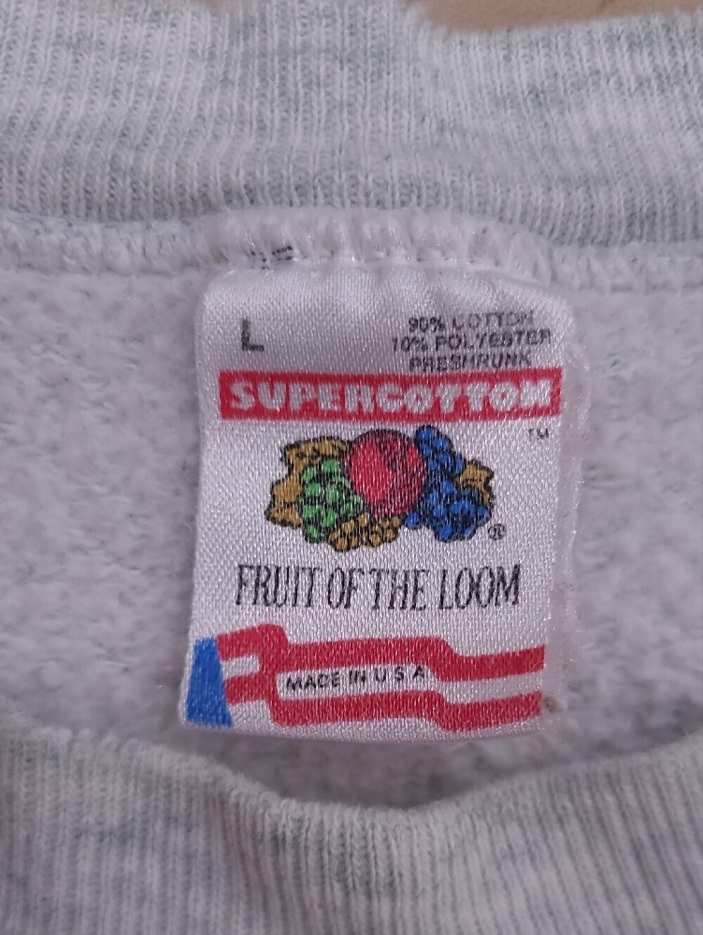 Vintage 1990s Brock University Collegiate Crewneck Sweatshirt Made In The USA - Picture 2 of 10